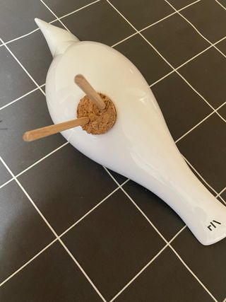 Paloma cerámica blanca VP INTERIORISMO pico roto