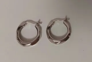 Pendientes aro de plata
