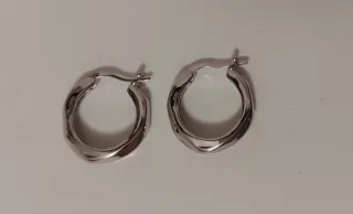 Pendientes aro de plata