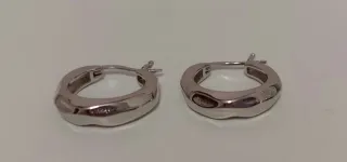 Pendientes aro de plata