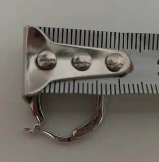 Pendientes aro de plata