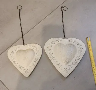 2 Cuori Decorativi Appesi