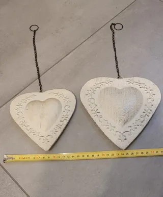 2 Cuori Decorativi Appesi