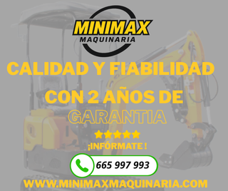 Mini excavadora 1000 kg