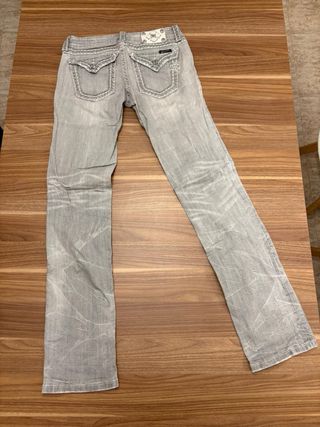 Pantalón vaquero Miss Me recto gris