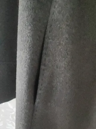 Abrigo de lana y angora ANTEA gris