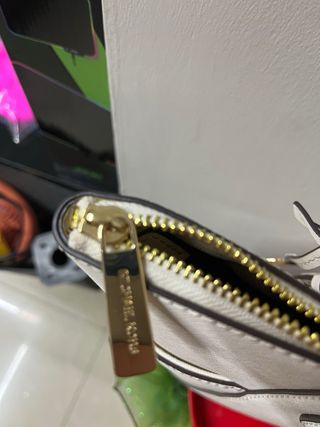 Borsa Michael Kors bianca e oro