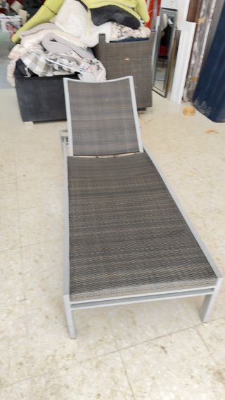 Conjunto terraza: sillón y mesa ratán Tumbona