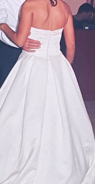 Vestido de Novia Blanco Roto con Casaca