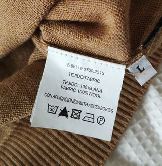 Jersey lana merina Roberto Verino marrón