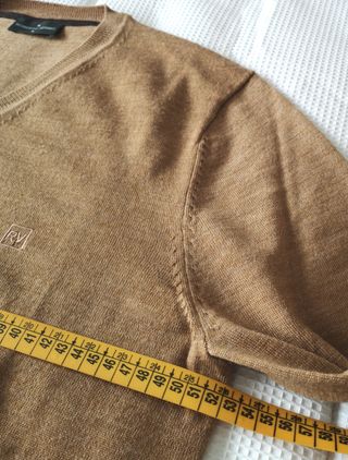 Jersey lana merina Roberto Verino marrón