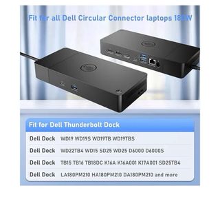 Cargador 180W Dell WD19 WD19TBS WD19TB K20A