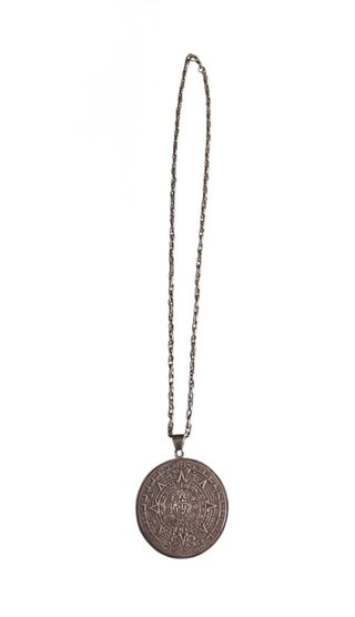 Collar Plata 925 Calendario Azteca