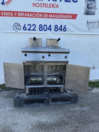 Freidora ATA doble a gas