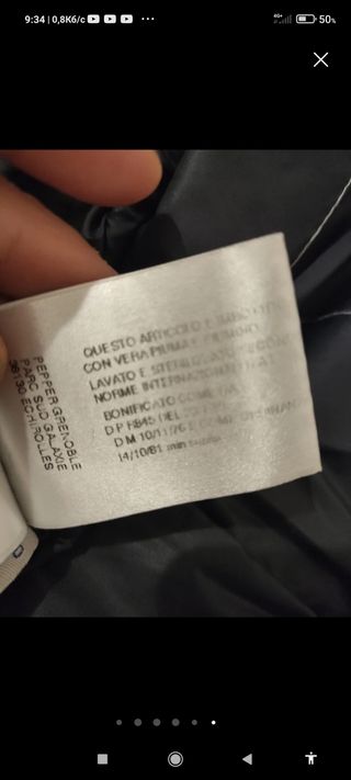 Piumino Moncler marrone Taglia L