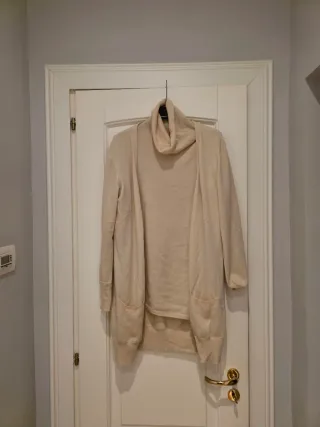 Twin Set Cardigan e Maglia Cashmere Beige