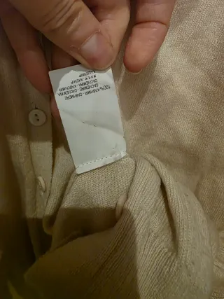 Twin Set Cardigan e Maglia Cashmere Beige