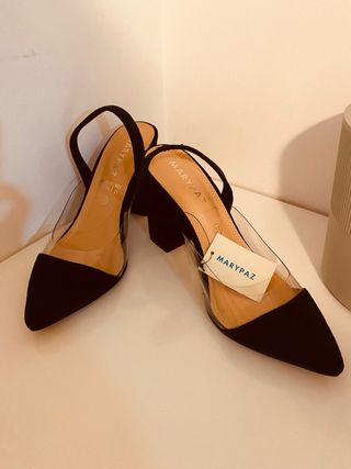 Zapatos tacón Marypaz negros talla 38