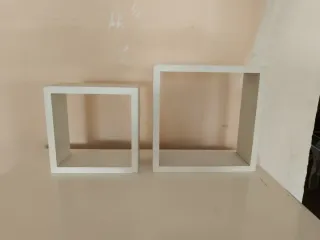 Estantería Cubo Madera Blanca