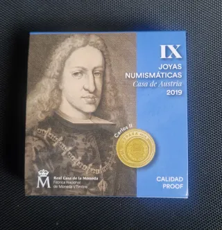Moneda Oro 2019 Casa de Austria Carlos II