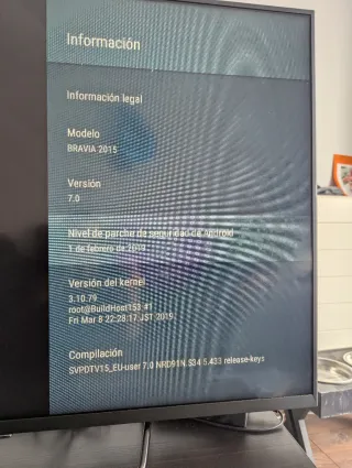 TV Sony 40 pulgadas con FALLO