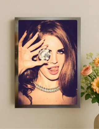Quadro Lana Del Rey Diamante born to die