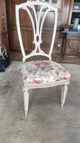 Silla de comedor estilo Luis XVI