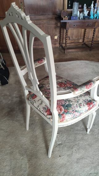 Silla de comedor estilo Luis XVI