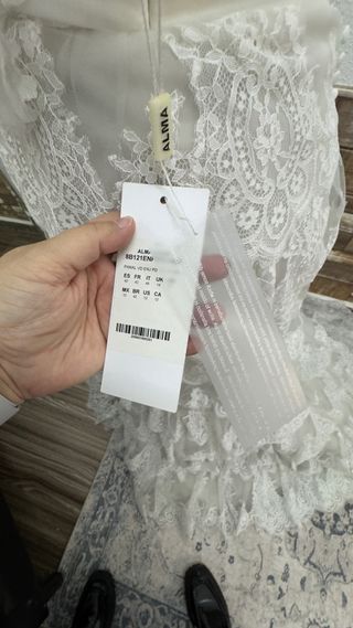 Vestido de Novia Alma Novia Modelo Panal Talla 42