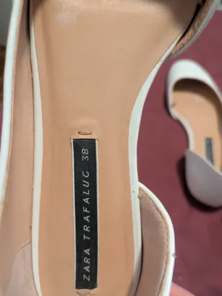 Bailarinas Zara Talla 38 Blancas