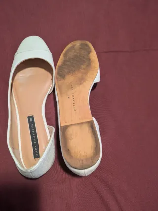 Bailarinas Zara Talla 38 Blancas