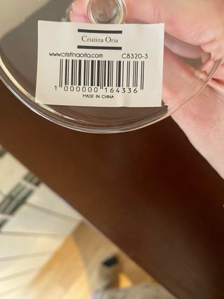 Candelabro/Lámpara Cristal Cristina Oria