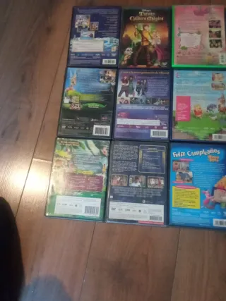 9 Películas Disney DVD (Español)