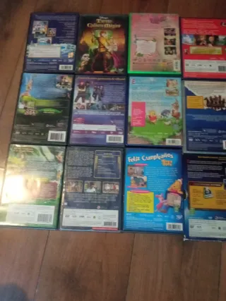 9 Películas Disney DVD (Español)