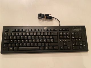 Teclado HP Español PR1101 USB Negro