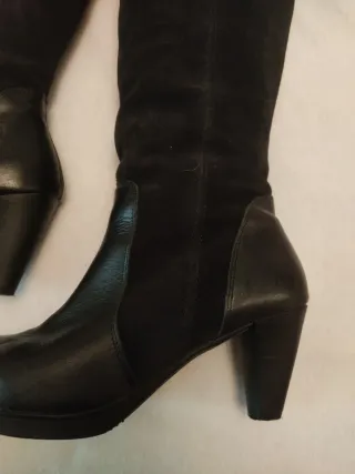 Botas altas mujer negras talla 38