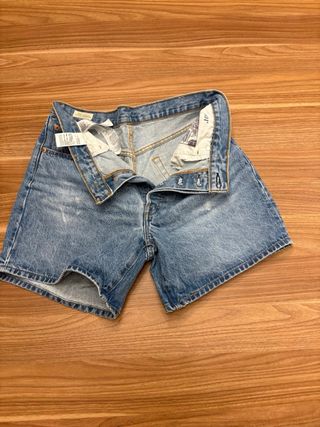 Tejanos cortos Levi's azules