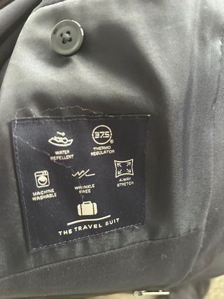 Traje Travel Suit Mango Azul