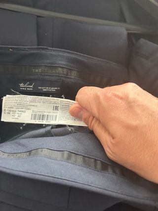 Traje Travel Suit Mango Azul