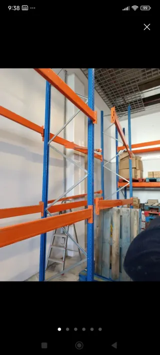 Estantería de palets 3*1 50eu Larguero 270 18 eu