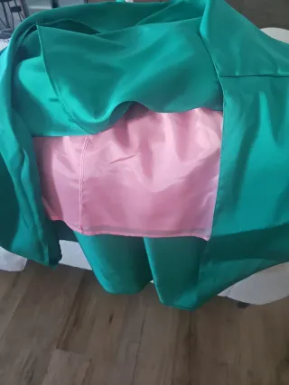 Falda verde de fiesta talla única