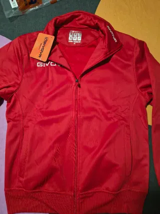 Chaqueta deportiva GIVOVA roja talla M