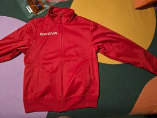 Chaqueta deportiva GIVOVA roja talla M