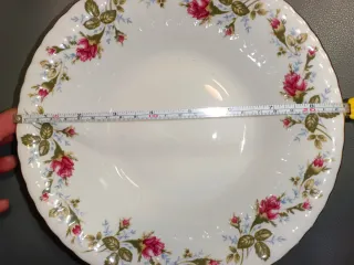 Plato Chodzież Vintage Floral Porcelana 6cm fondo