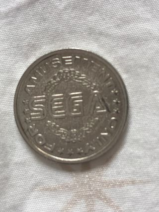 Moneda Arcade SEGA Amusement Only