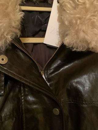 Chaqueta Zara efecto pelo