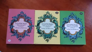 Spartiti Sinfonie Beethoven - 3 Volumi