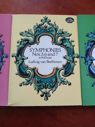 Spartiti Sinfonie Beethoven - 3 Volumi