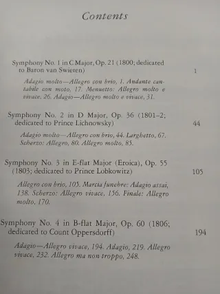 Spartiti Sinfonie Beethoven - 3 Volumi