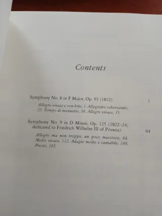 Spartiti Sinfonie Beethoven - 3 Volumi